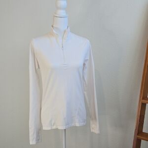 Fabletics White Long Sleeve Top